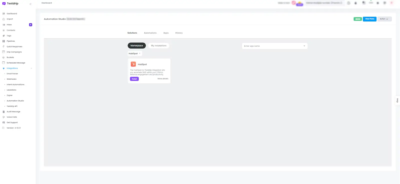 finding-and-installing-hubspot-integration-in-automation-studio-2
