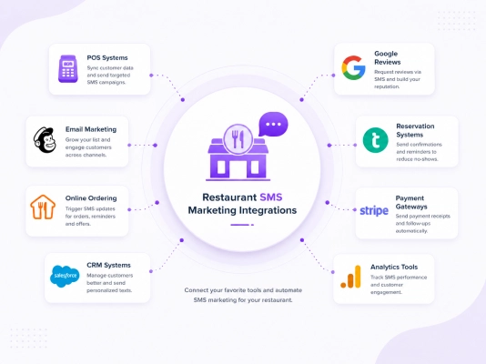 Our Restaurant SMS Marketing Integrations That You’ll Love