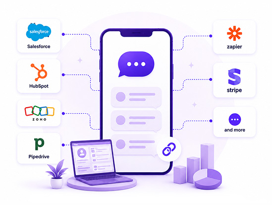 Our SMS CRM Integration Built Specifically for CRM Platforms