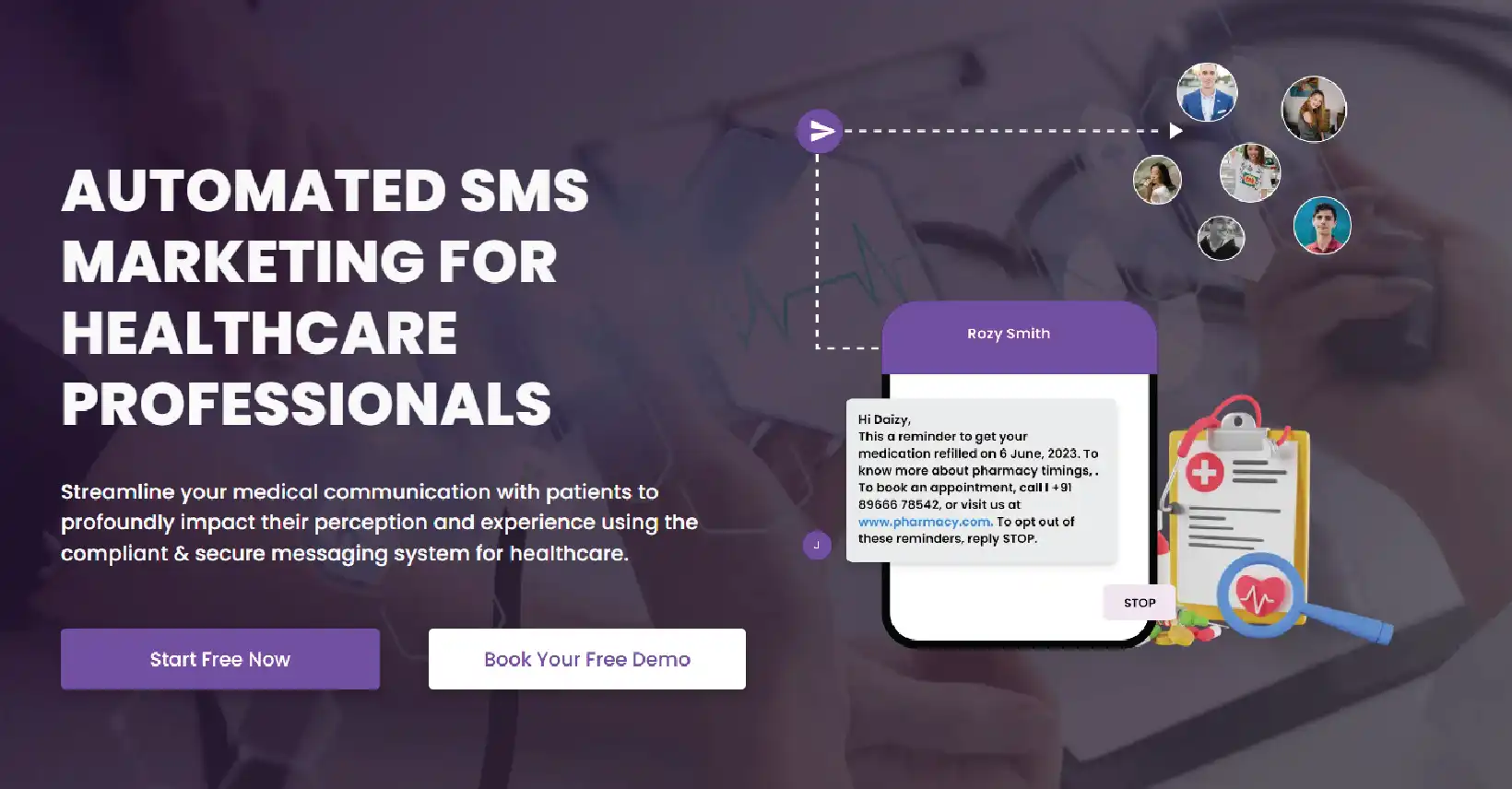 SMS for Healthcare | Text Messaging in Healthcare - Textdrip