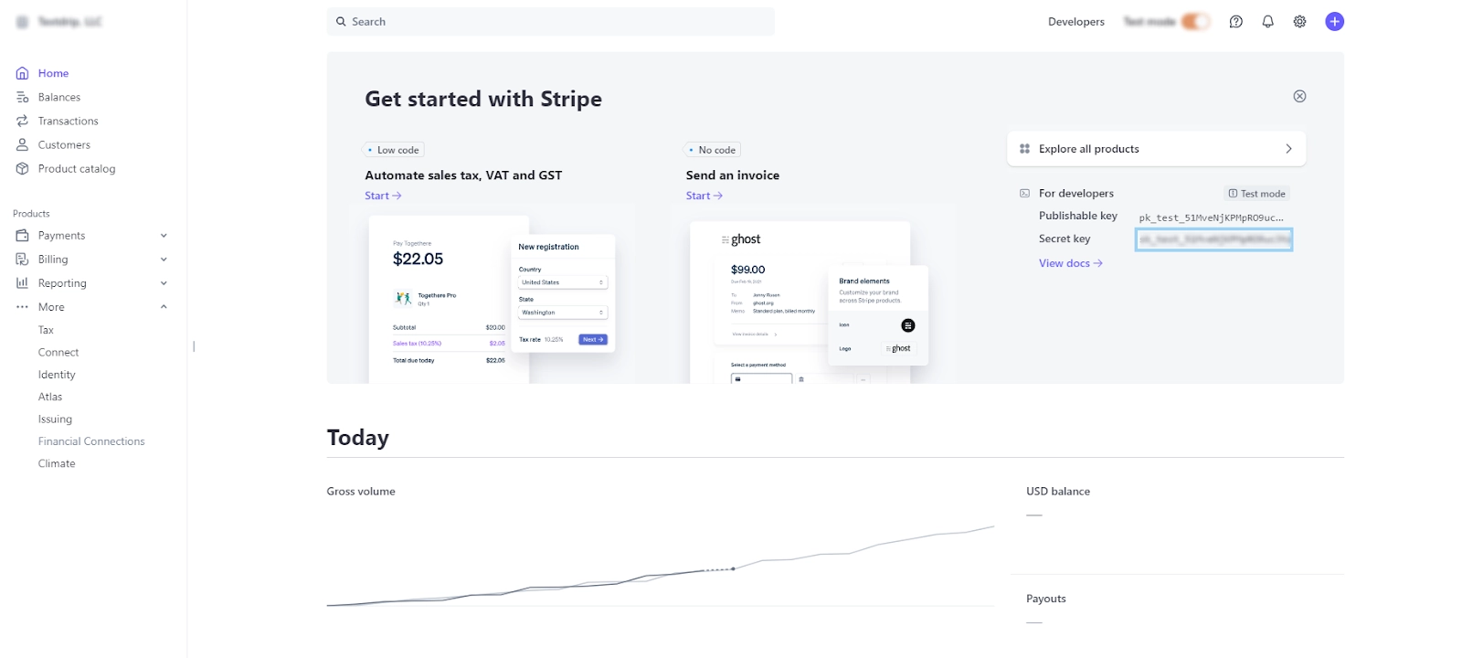 Retrieve your Stripe API key-2