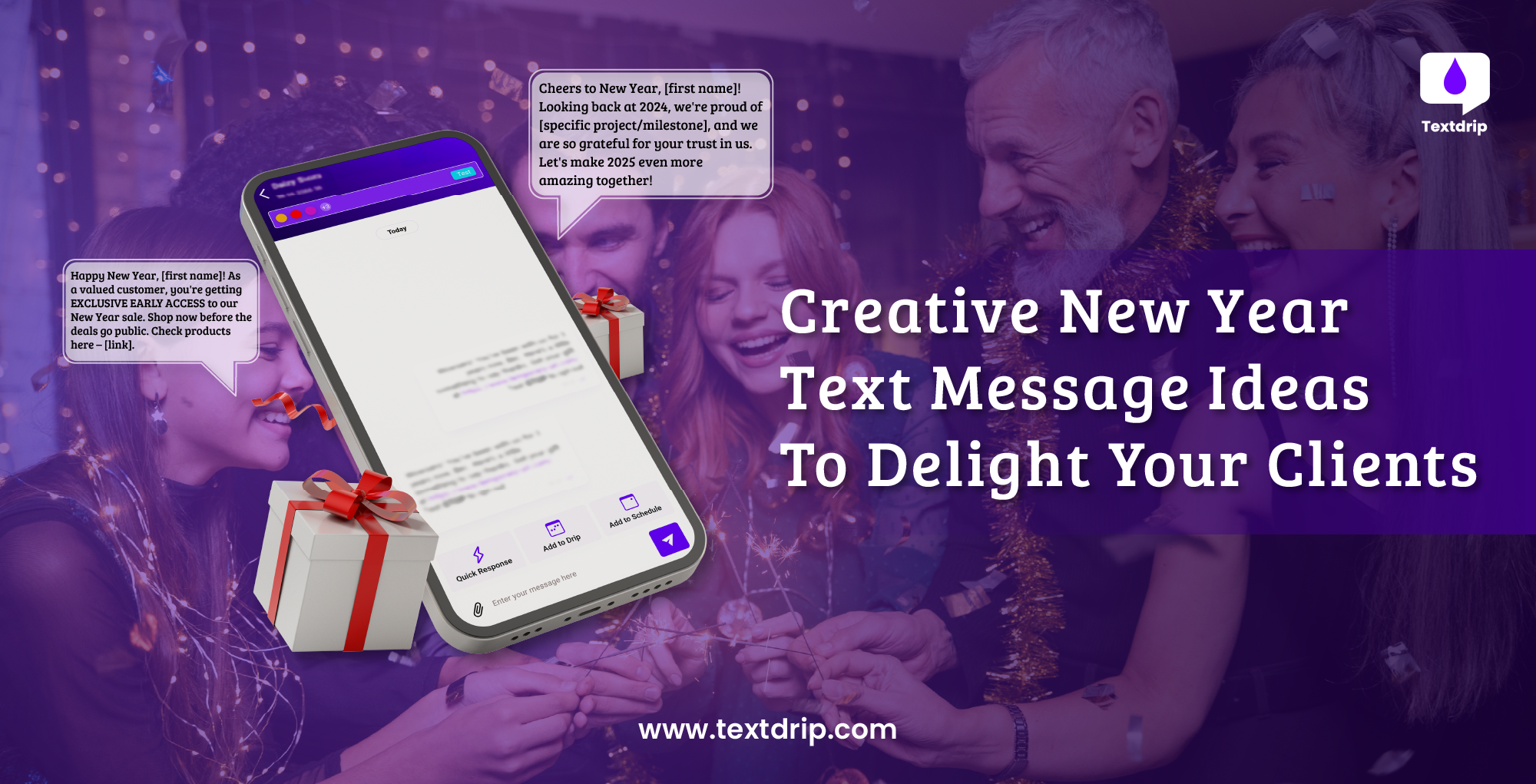 Creative New Year Text Message Ideas to Delight Your Clients