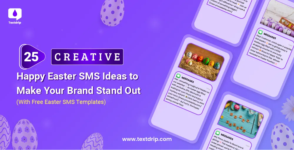 25 Creative Happy Easter SMS Ideas to Make Your Brand Stand Out (With Free Easter SMS Templates)