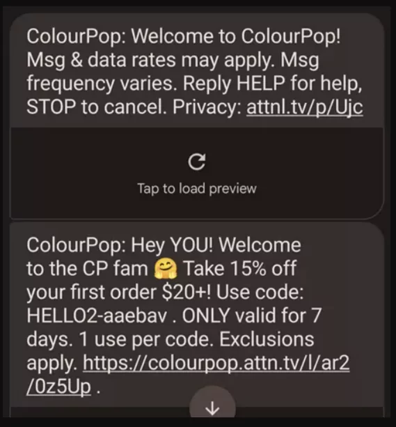 welcome-messages