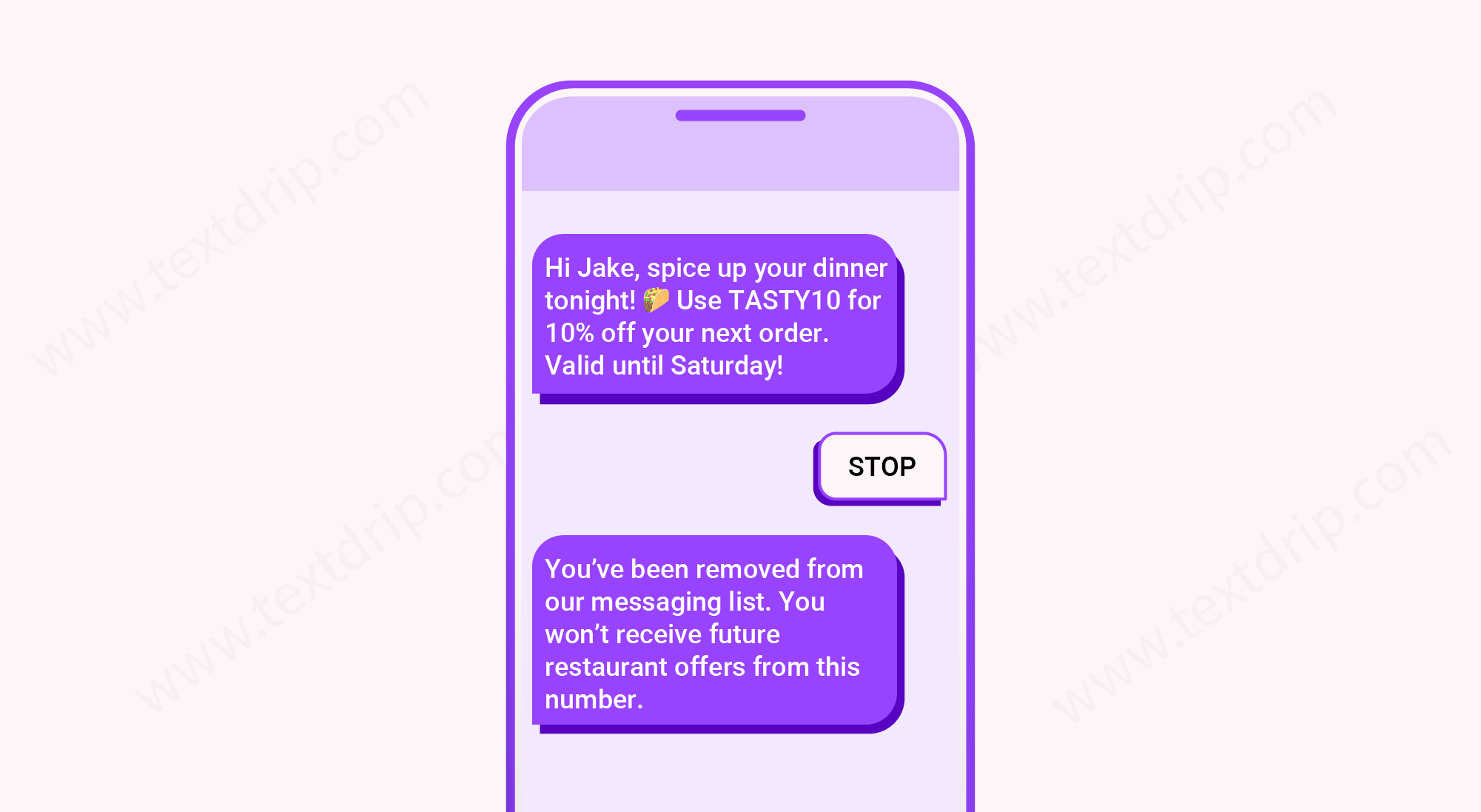 Built-in opt-in-opt-out system