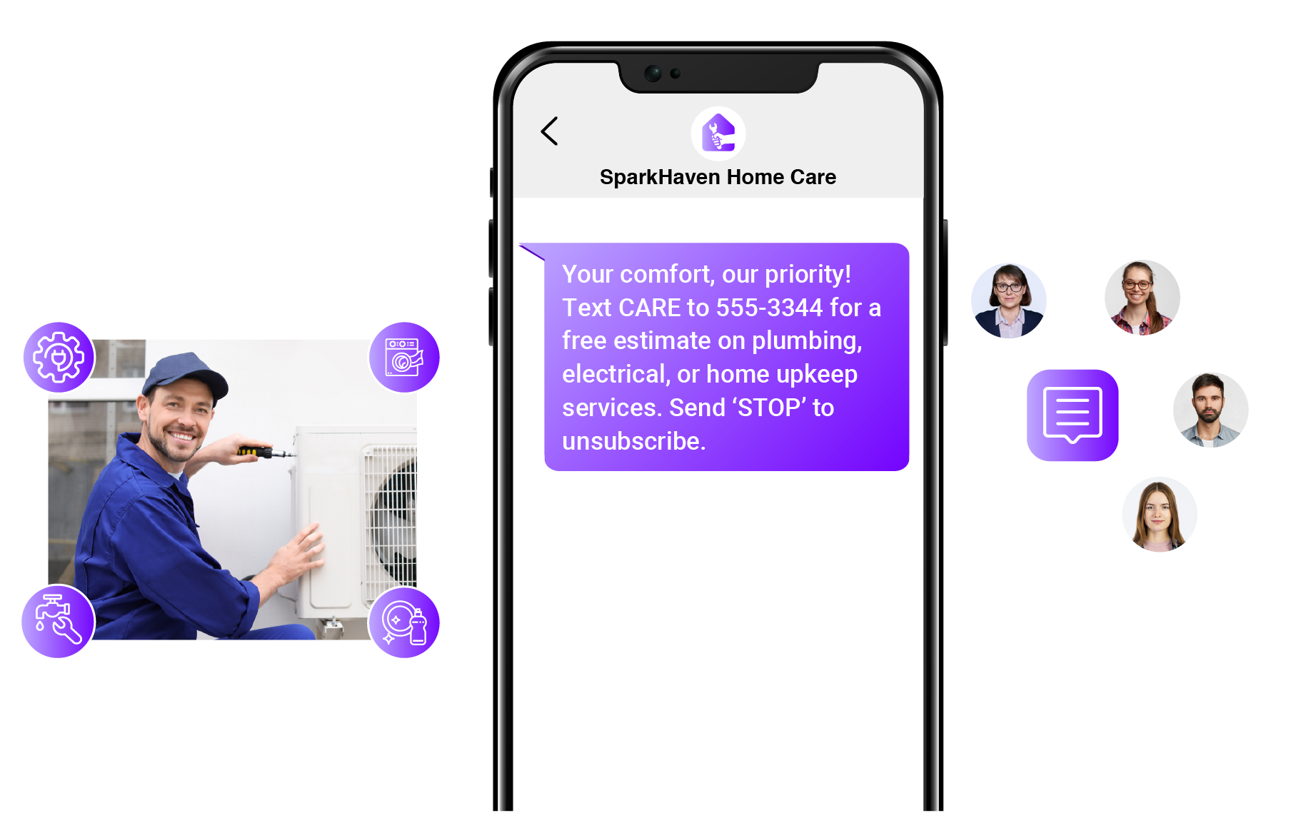 SMS Home Service