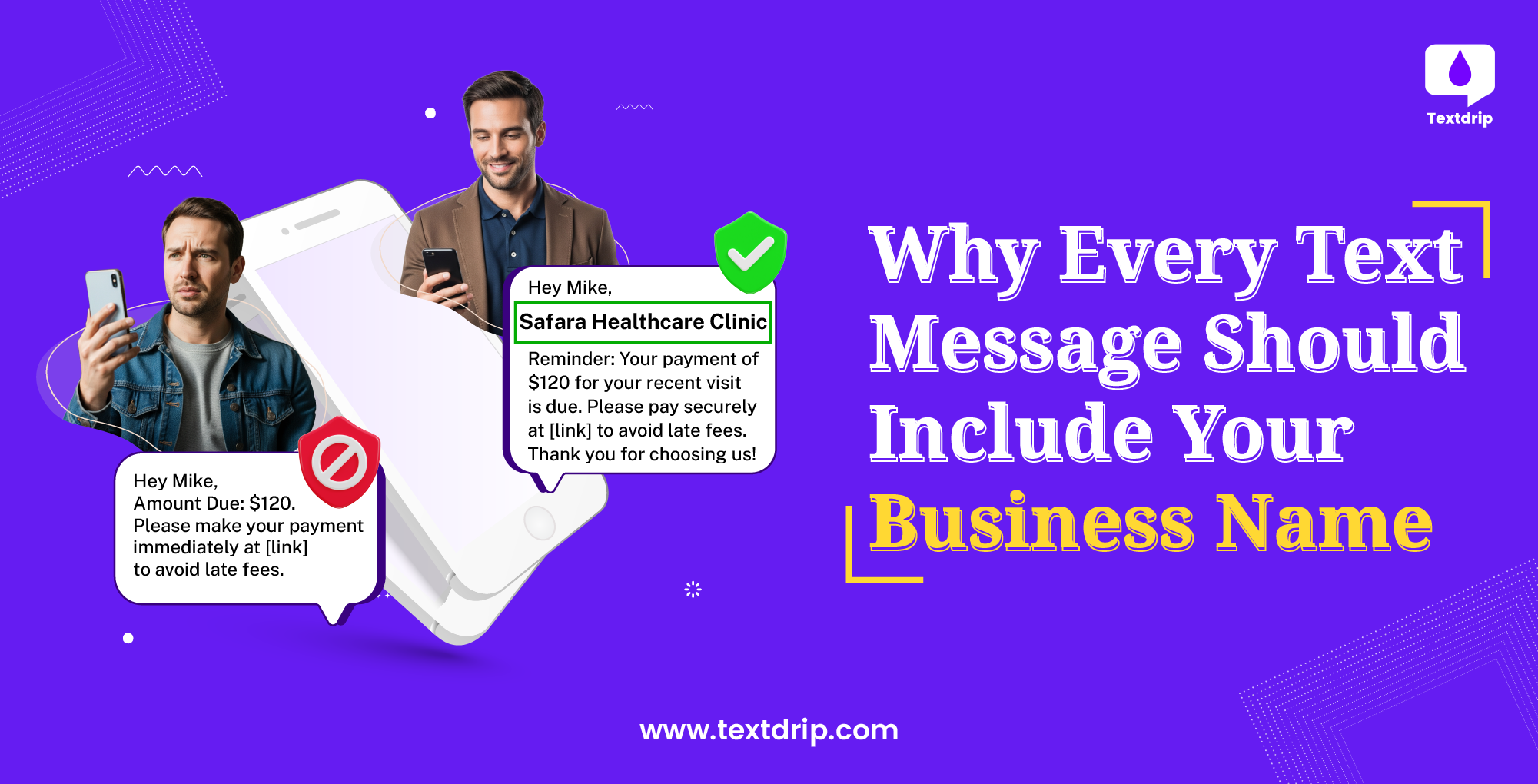 Why Every Text Message Should Include Your Business Name