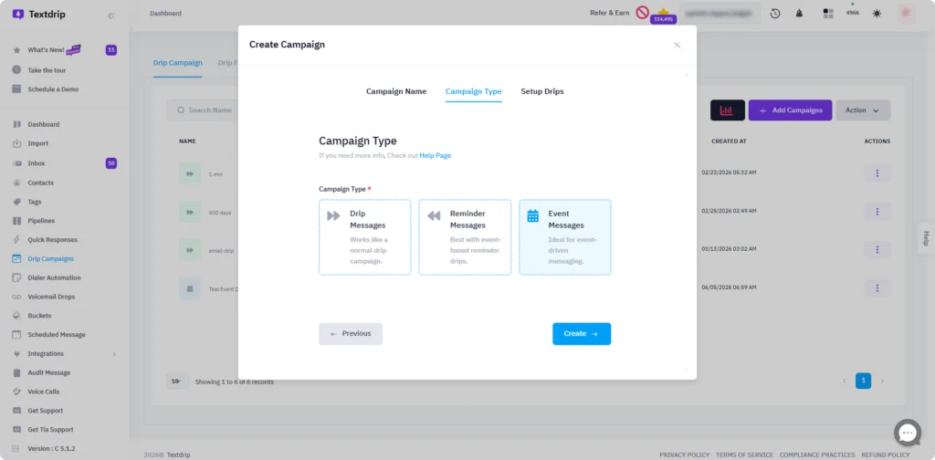 campaign type